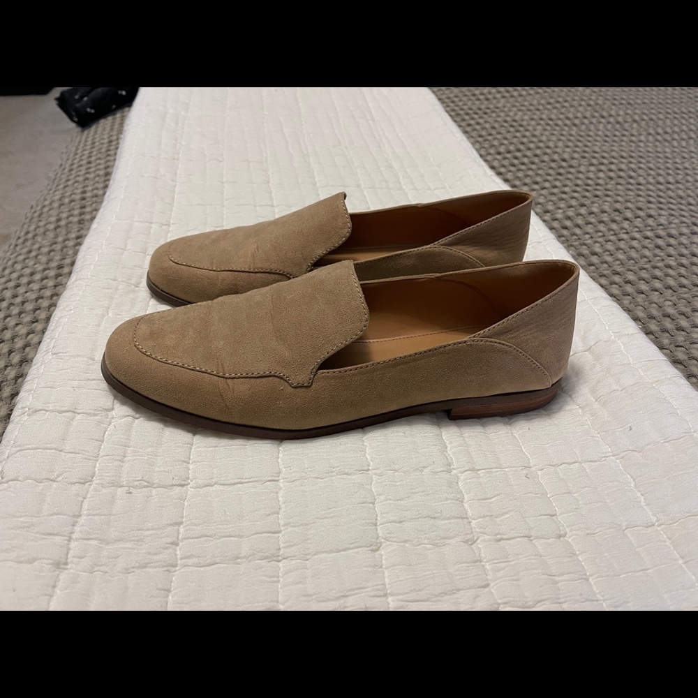 J Crew suede loafers / slides size 10
